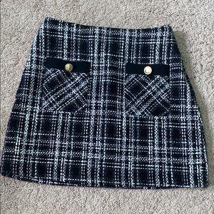 plaid skirt